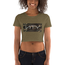 Load image into Gallery viewer, Camo NTY Women’s Crop Tee
